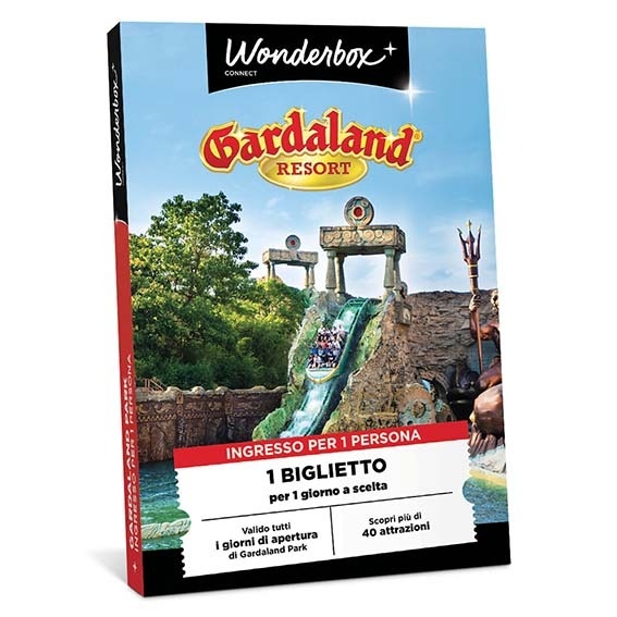 2 biglietti per 1 giornata a Gardaland Park Valido tutti i giorni di apertura di Gardaland Park a tua scelta. Scopri più di 40 attrazioni. Riceverai i 2 voucher via mail all'indirizzo comunicato entro 3 giorni lavorativi.